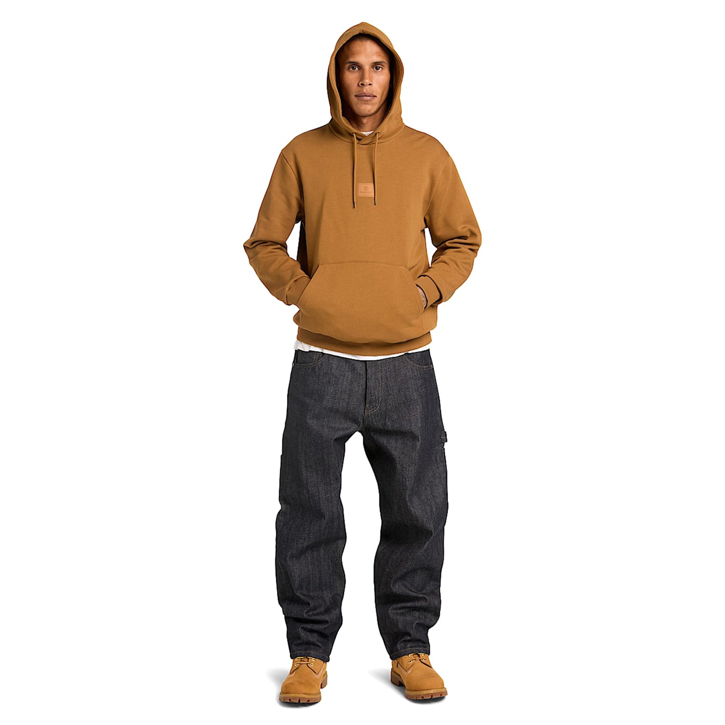 Timberland Silicon Badge Hoodie (LB) Dark Wheat Boot  - TBC0YHCMEH21