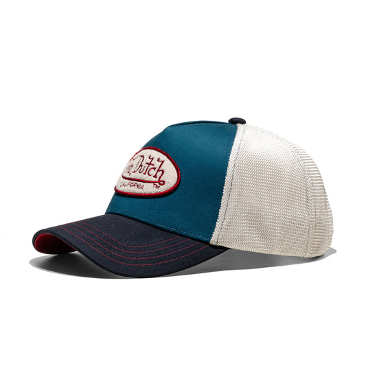 Von Dutch Trucker Cap Obsidian/Grey/Black  - TERRY06