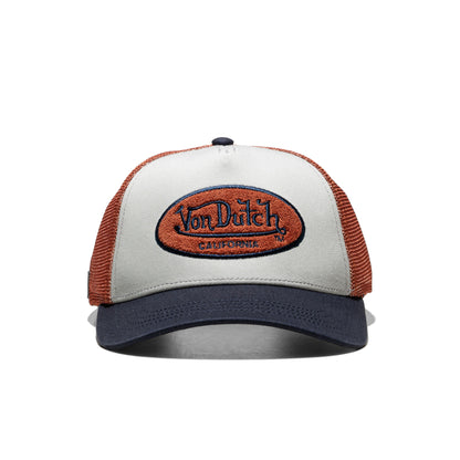 Von Dutch Trucker Cap Grey/Brown/Black  - TERRY10