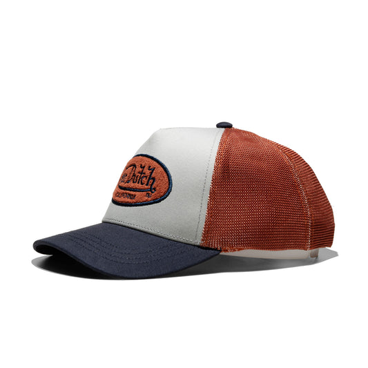 Von Dutch Trucker Cap Grey/Brown/Black  - TERRY10