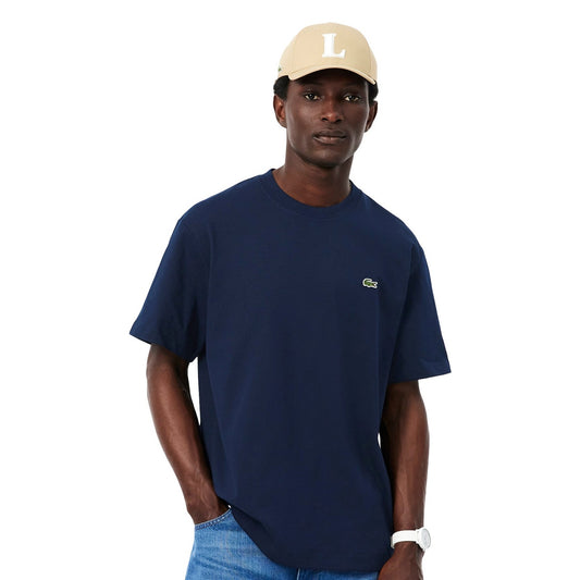 Lacoste Heavy Cotton Jersey T-Shirt Midnight Blue  - TH0876-166