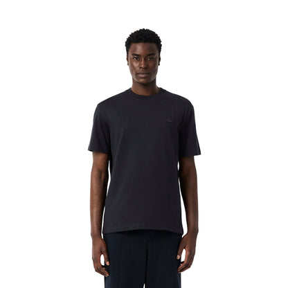Lacoste Classic Fit Back Print Heavy Cotton T-Shirt Blkbird  - TH1750-350