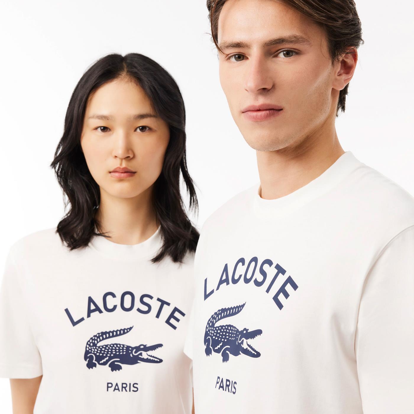 Lacoste Classic Fit Cotton Jersey T-Shirt Flour  - TH2733-70V
