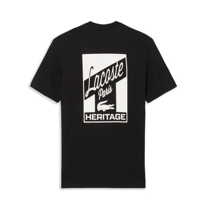 Lacoste Multi Print Jersey T-Shirt Black  - TH5948-031