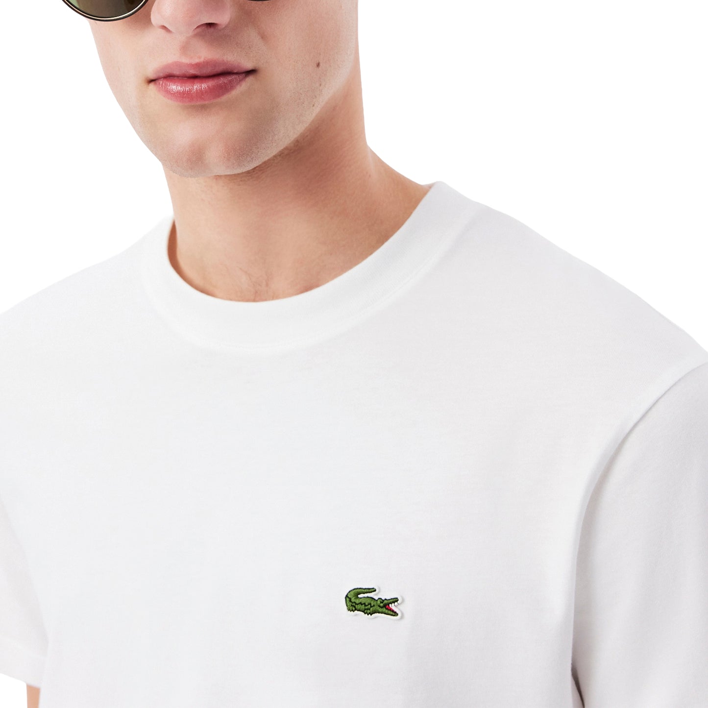 Lacoste Classic Fit Cotton Jersey T-Shirt White