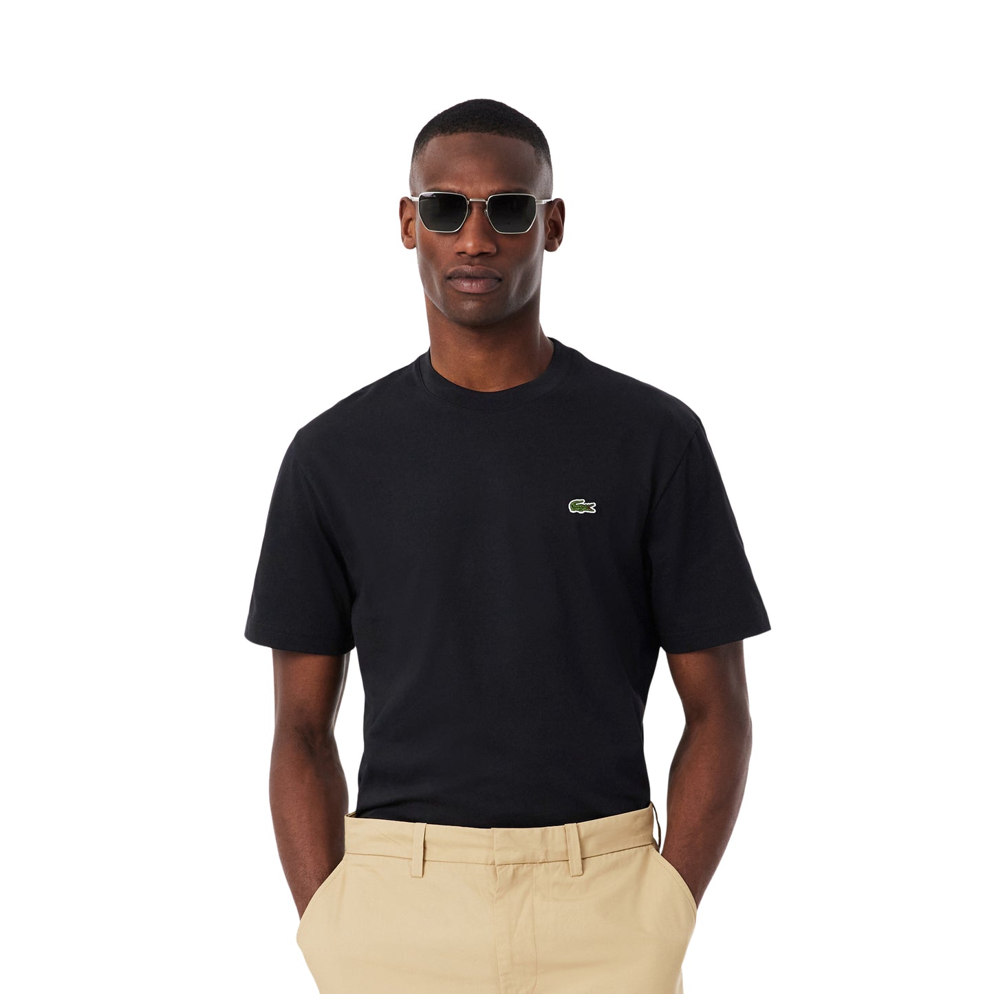 Lacoste Classic Fit Cotton Jersey T-Shirt Black