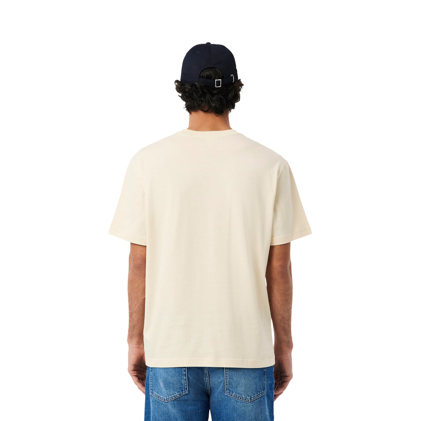 Lacoste Classic Fit Cotton Jersey T-Shirt Bright Natural  - TH7318-056