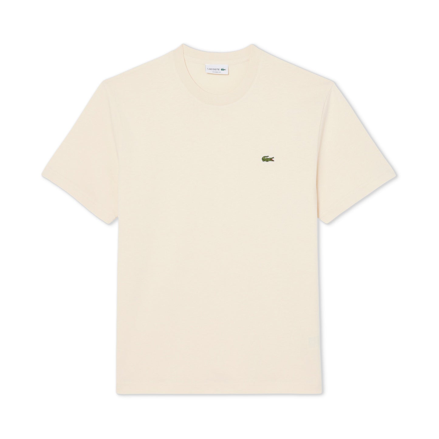 Lacoste Classic Fit Cotton Jersey T-Shirt Bright Natural  - TH7318-056