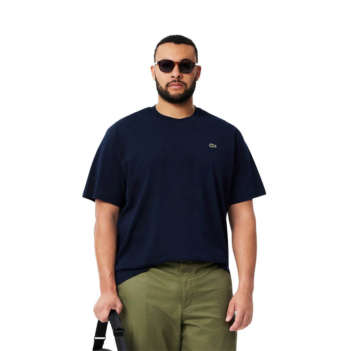 Lacoste Classic Fit Cotton Jersey T-Shirt Navy