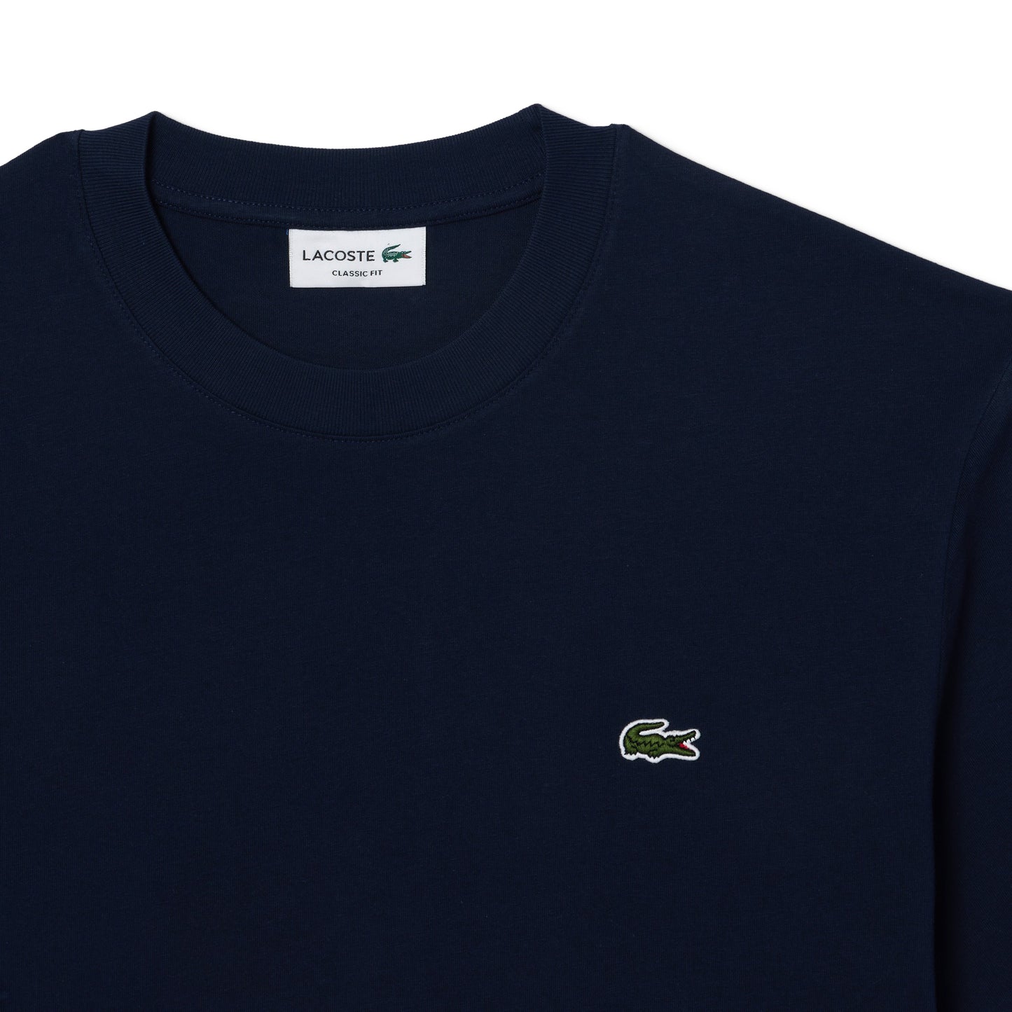 Lacoste Classic Fit Cotton Jersey T-Shirt Navy