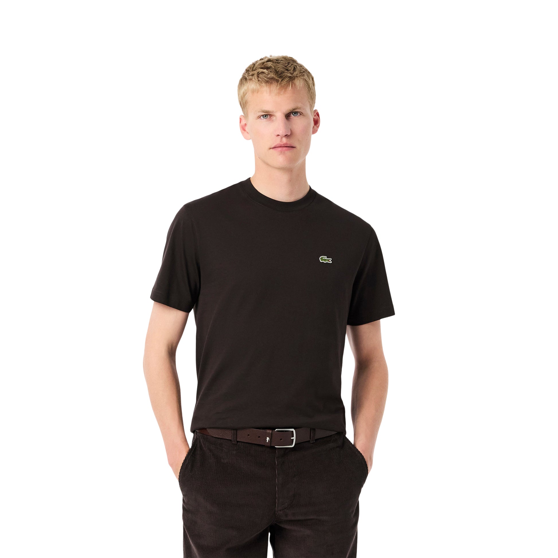 Lacoste Classic Fit Cotton Jersey T-Shirt Buffalo  - TH7318-3LA