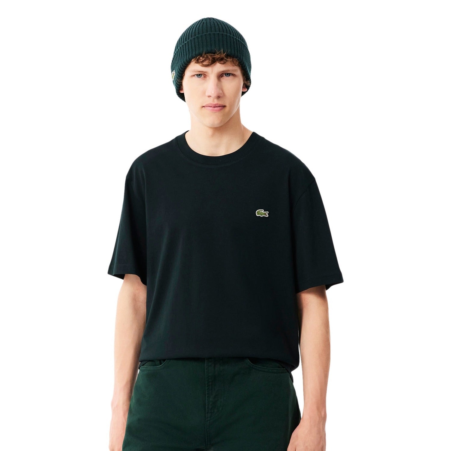 Lacoste Classic Fit Cotton Jersey T-Shirt Varech Fonce  - TH7318-GJP