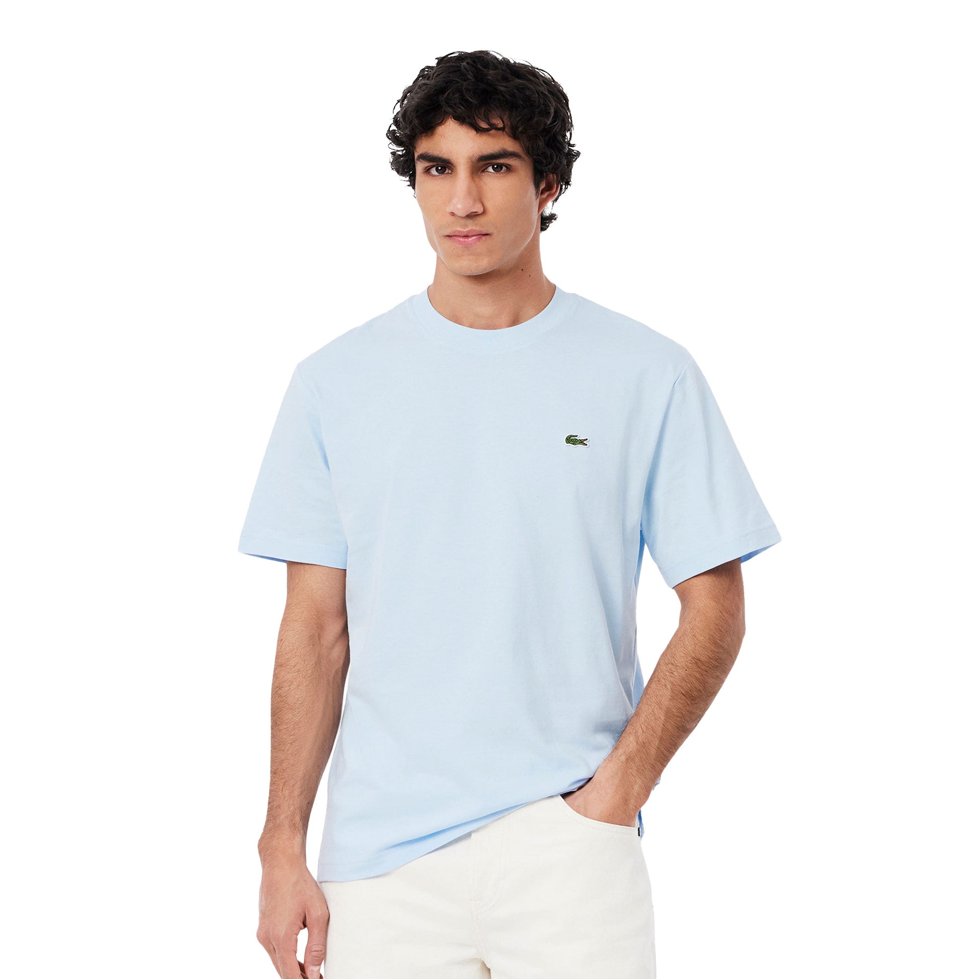 Lacoste Classic Fit Cotton Jersey T-Shirt Stream  - TH7318-T01