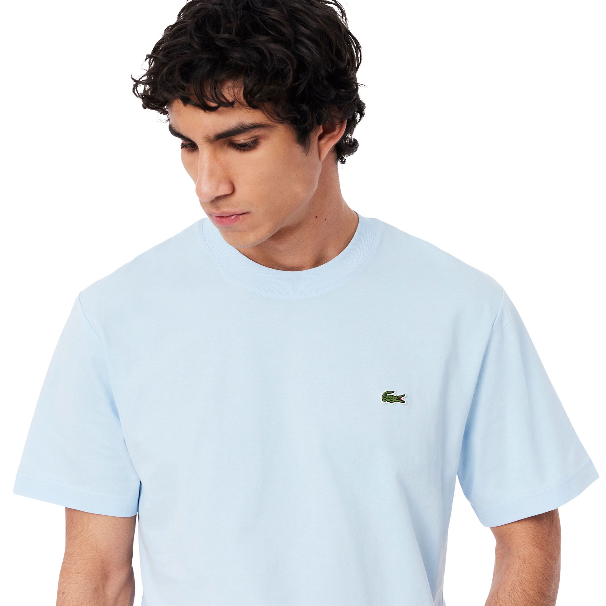 Lacoste Classic Fit Cotton Jersey T-Shirt Stream  - TH7318-T01