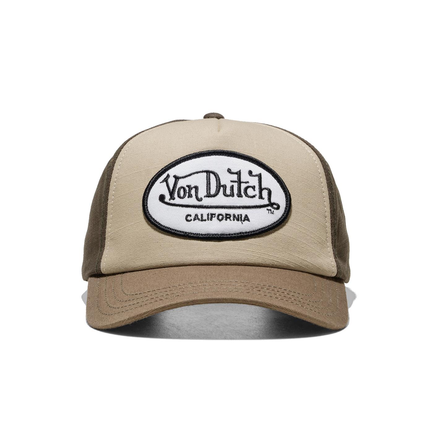 Von Dutch Snapback Cap Olive Green/Saddle Green  - TOI1