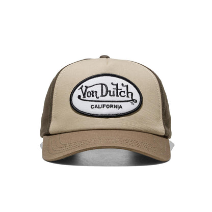 Von Dutch Snapback Cap Olive Green/Saddle Green  - TOI1