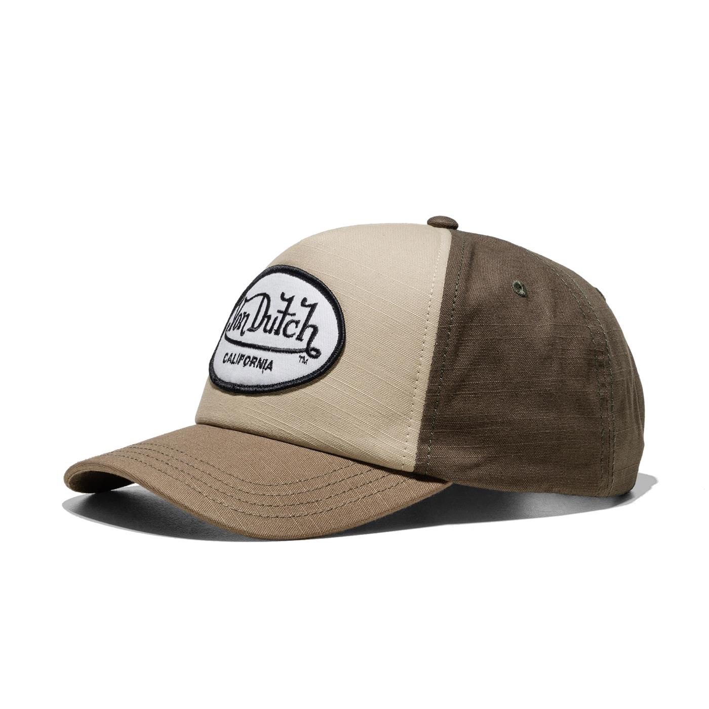 Von Dutch Snapback Cap Olive Green/Saddle Green  - TOI1