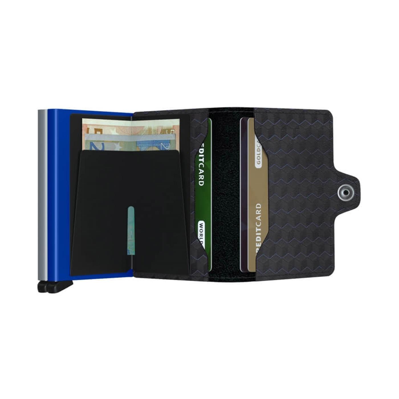 Secrid Twinwallet Optical Titanium/Blue  - TOPTITANIUMBLUE