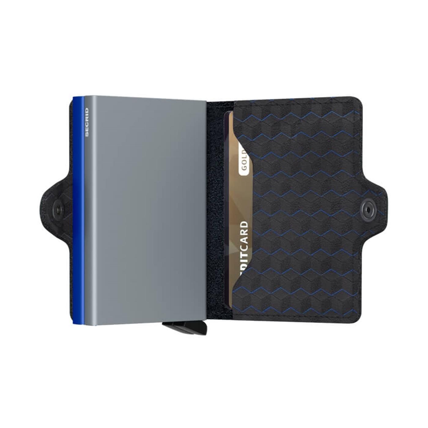 Secrid Twinwallet Optical Titanium/Blue  - TOPTITANIUMBLUE