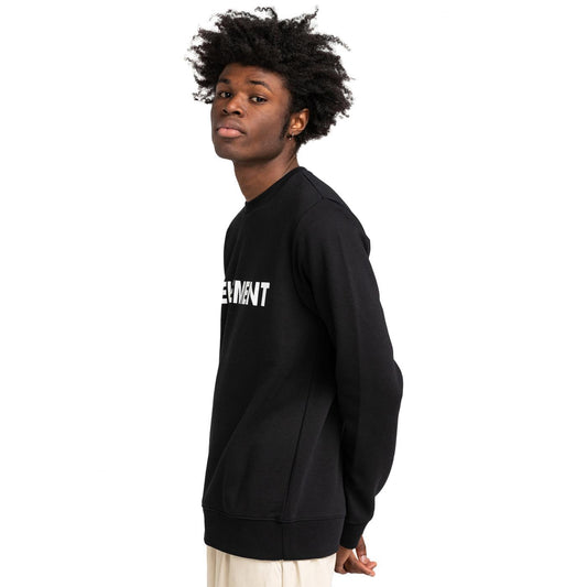 Element Blazin Crew Sweat Flint Black  - U1CRA1ELF03732