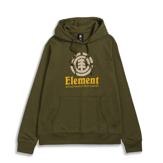 Element Vertical Hood Sweat Army  - U1HOB3ELF0531