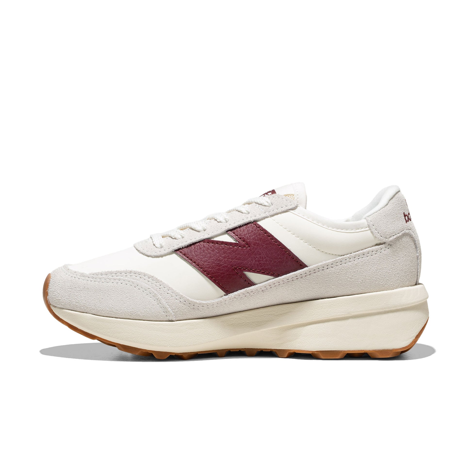 New Balance 370 Sea Salt/Classic Crimson  - U370CB
