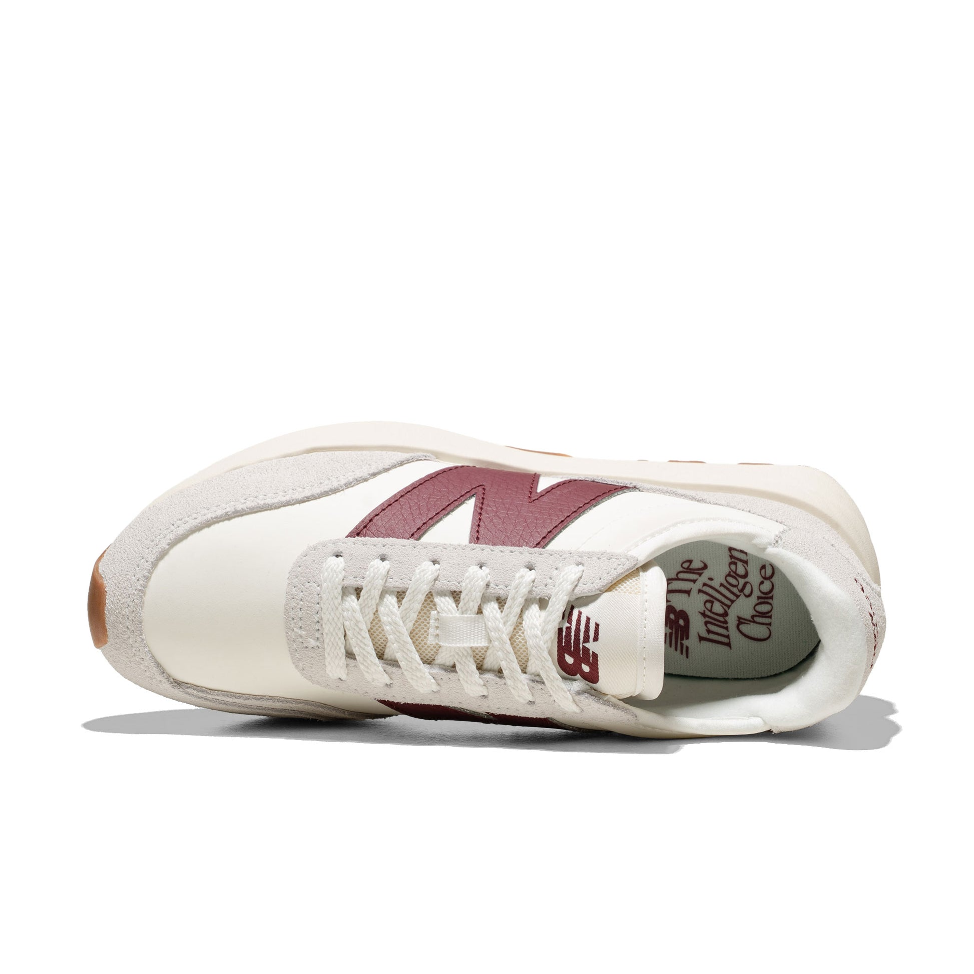 New Balance 370 Sea Salt/Classic Crimson  - U370CB