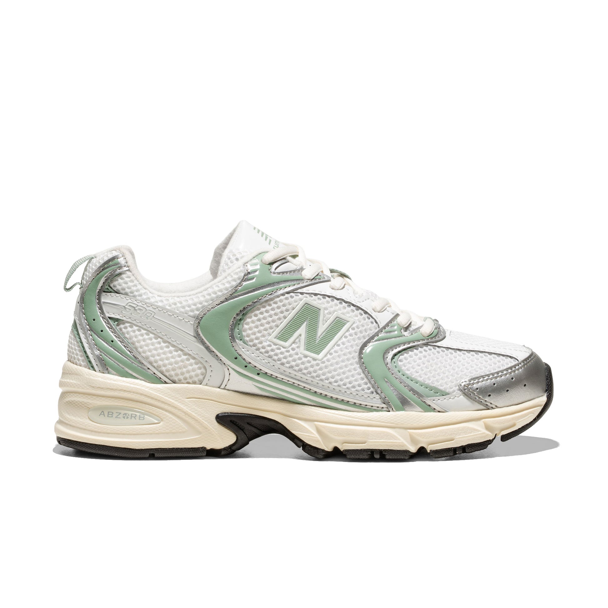 New Balance 530 Silver Metallic/Green  - U530SEB