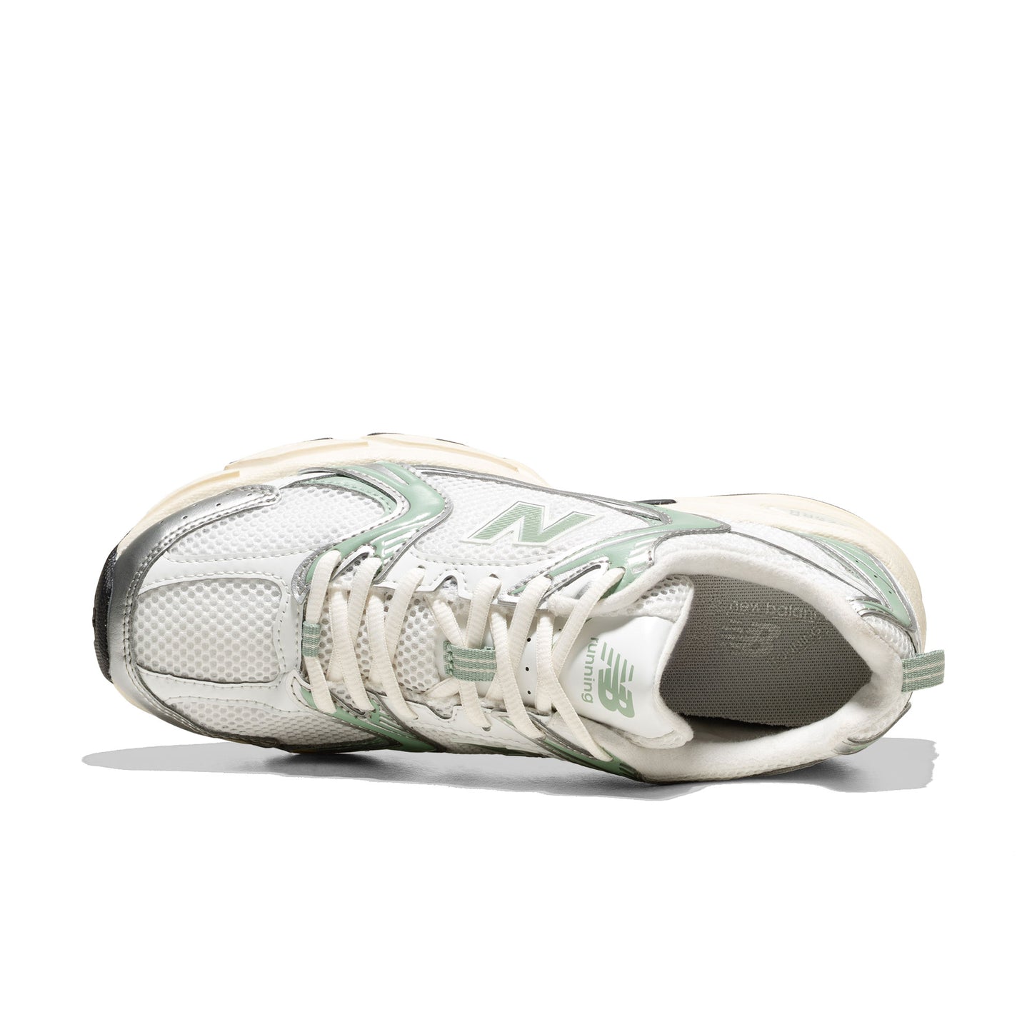 New Balance 530 Silver Metallic/Green  - U530SEB