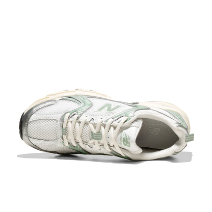 New Balance 530 Silver Metallic/Green  - U530SEB