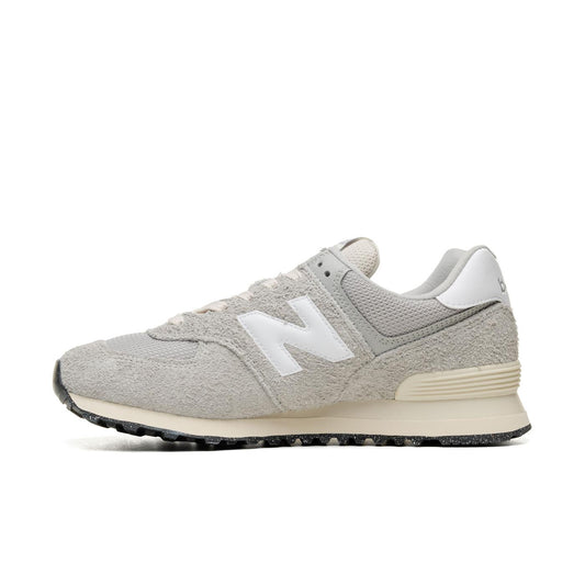 New Balance 574 Concrete/White  - U574RBL