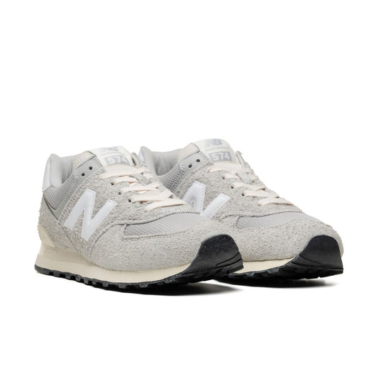 New Balance 574 Concrete/White  - U574RBL