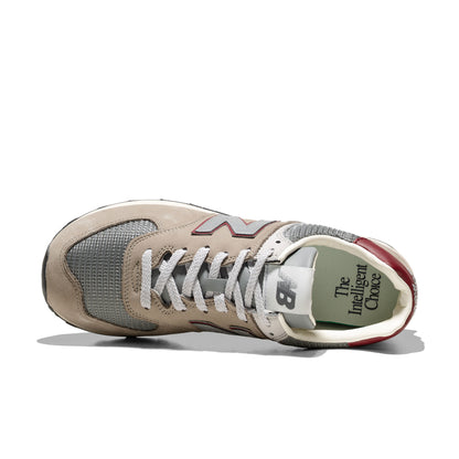 New Balance 574 Arid Stone/Monarch Burgundy  - U574SKB