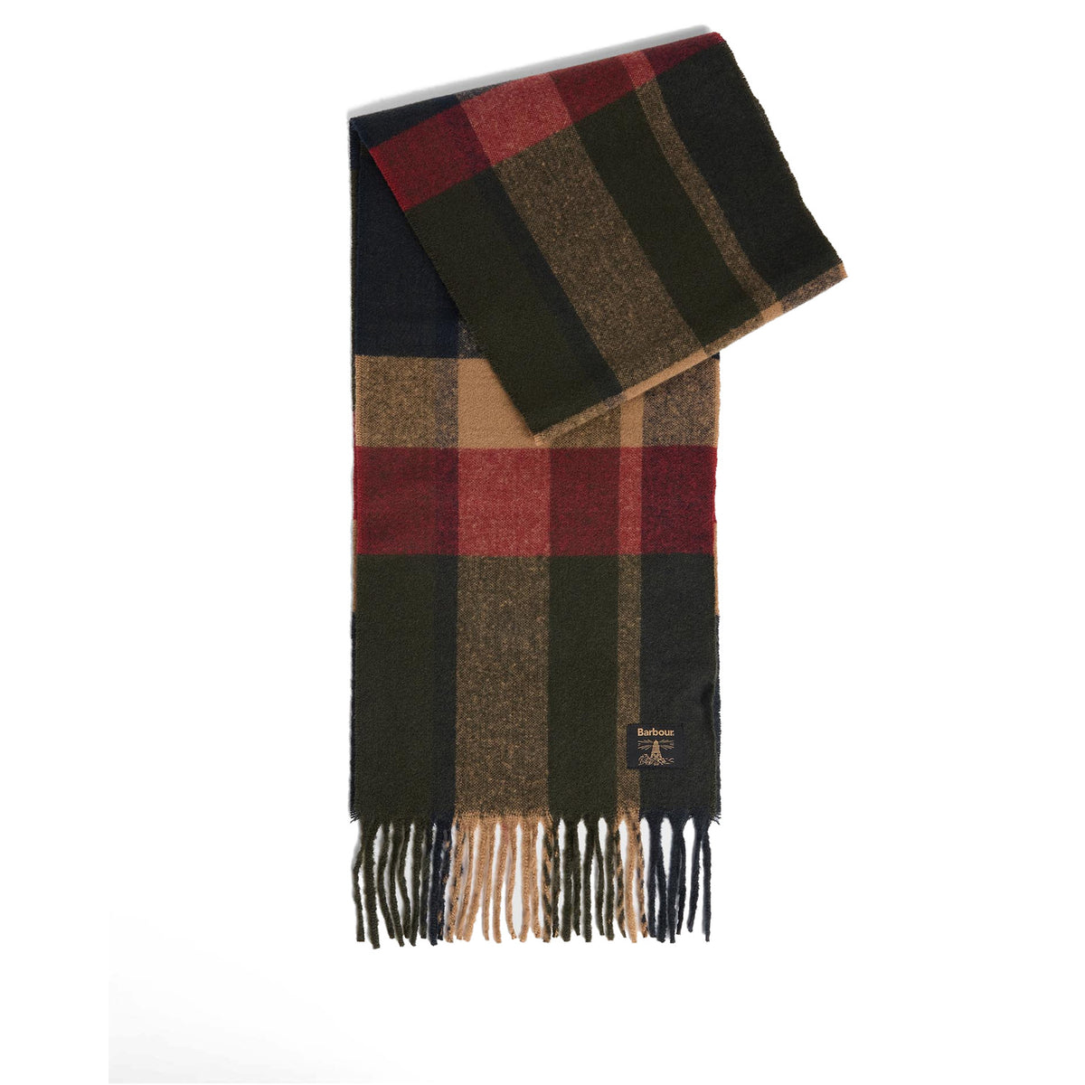 Barbour Westerdale Scarf Sage/Sandstone  - USC0391GN91