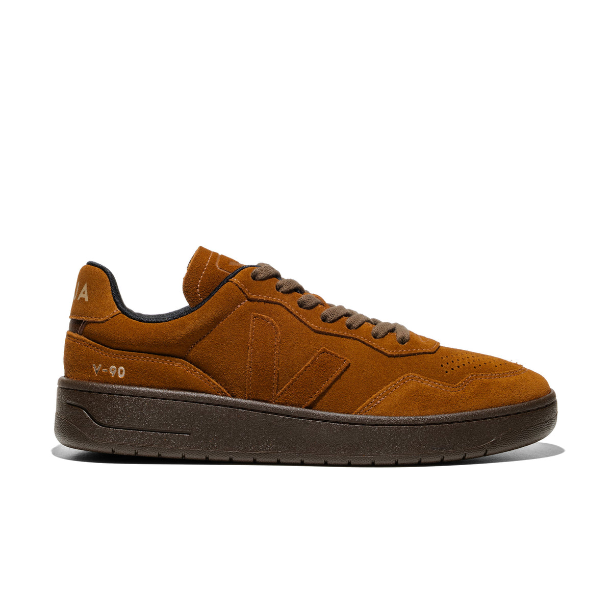 Veja V-90 Suede Full-Cognac/Eagle  - VD0320929