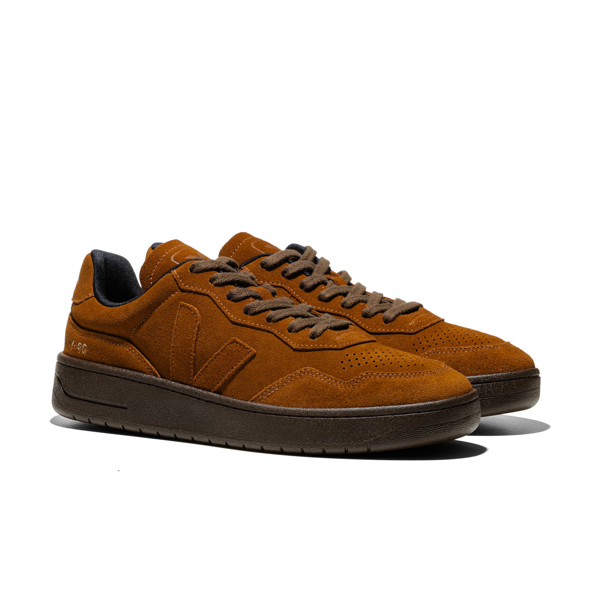 Veja V-90 Suede Full-Cognac/Eagle  - VD0320929