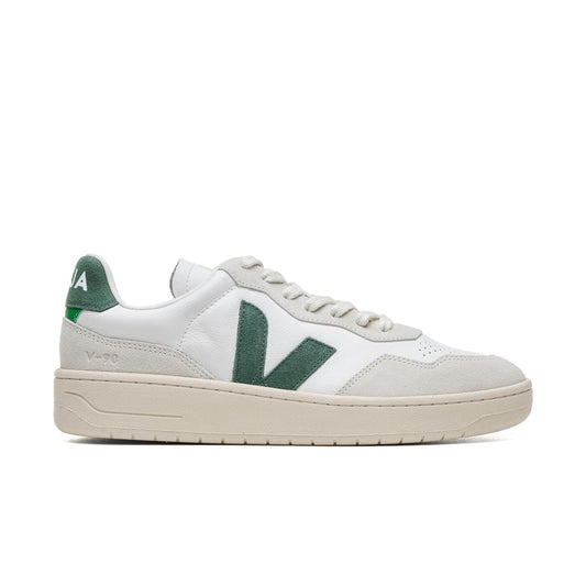 Veja V-90 O.T. Leather Extra-White/Cyprus  - VD2003384