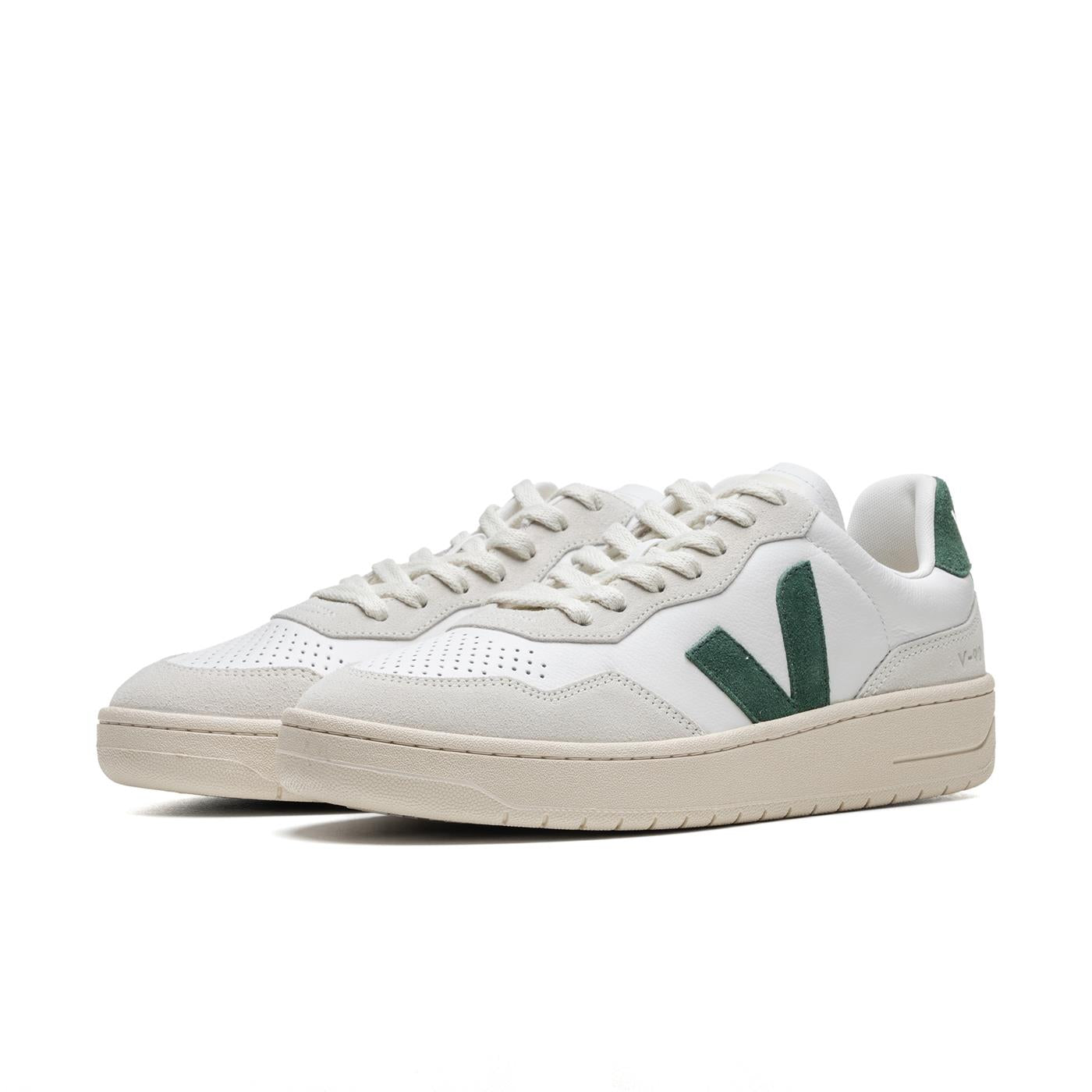 Veja V-90 O.T. Leather Extra-White/Cyprus  - VD2003384