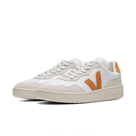 Veja V-90 O.T. Leather Extra-White/Umber  - VD2003389