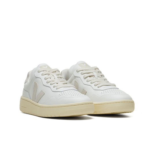 Veja V-90 O.T. Leather Extra-White/Natural  - VD2003655