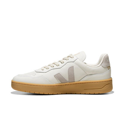 Veja V-90 O.T. Leather White/Light Grey/Natural  - VD2003893