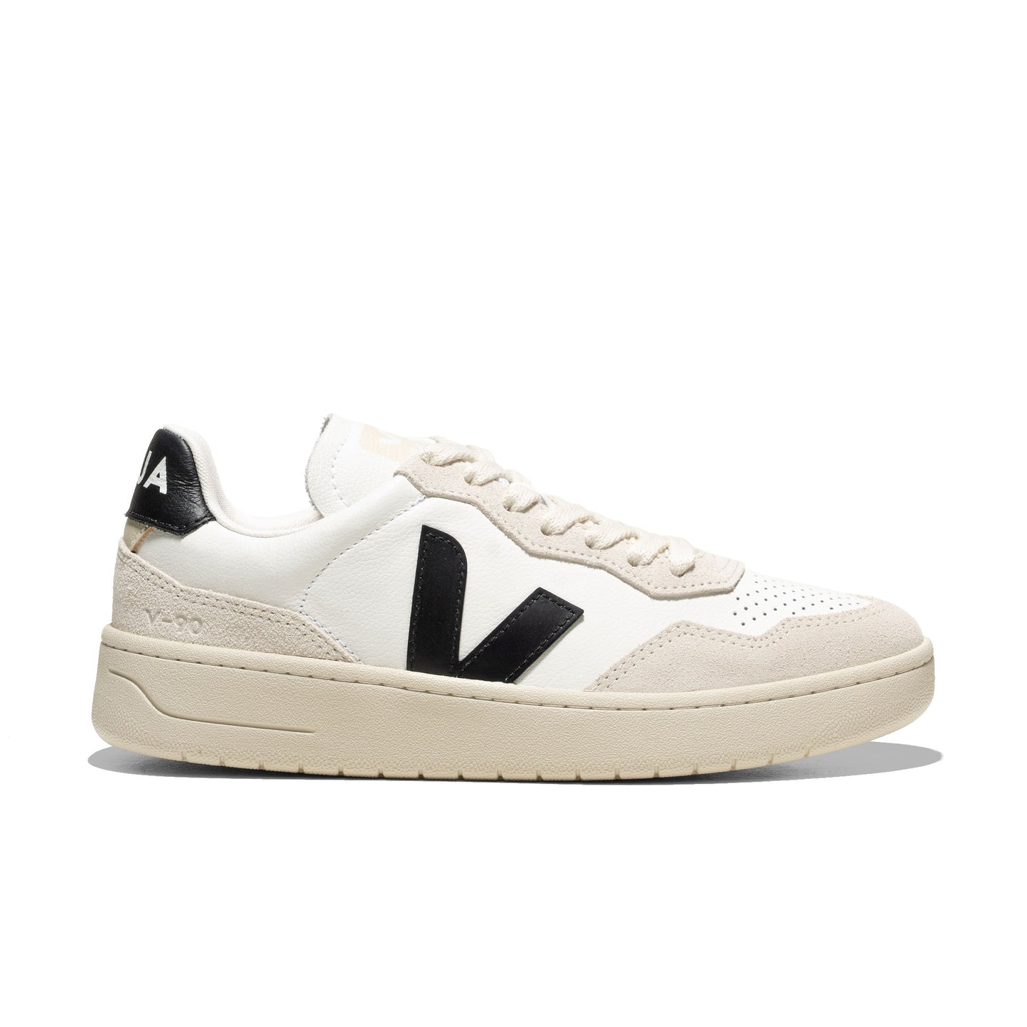 Veja V-90 O.T. Leather White/Black  - VD2021061