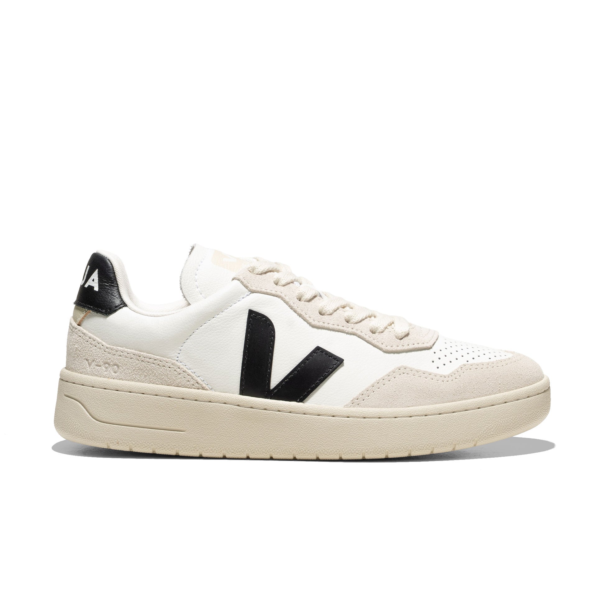 Veja V-90 O.T. Leather White/Black  - VD2021061