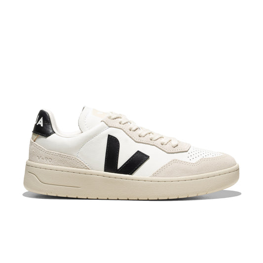 Veja V-90 O.T. Leather White/Black  - VD2021061