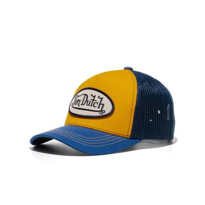 Von Dutch Trucker Cap Yellow/Blue  - VD_0_CAS1_COL_ORA