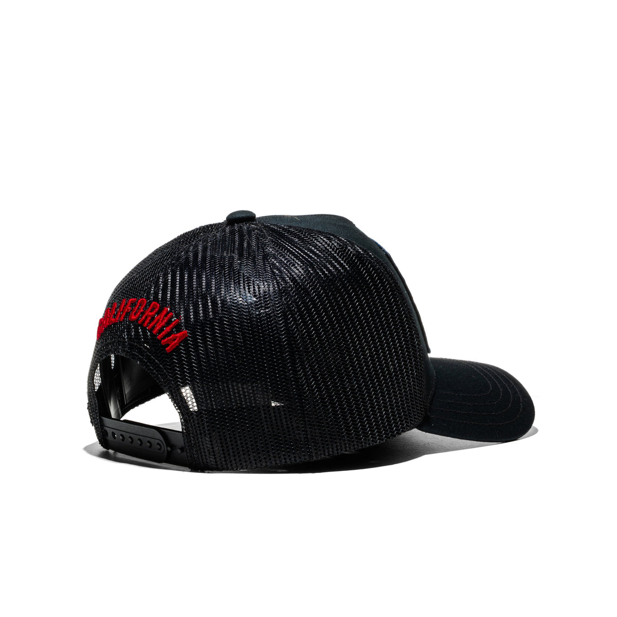 Von Dutch Trucker Cap Black  - VD_0_CAS1_FLAG_NR