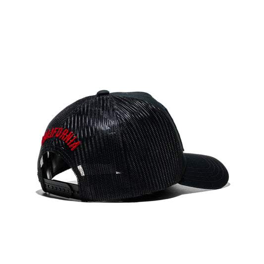 Von Dutch Trucker Cap Black  - VD_0_CAS1_FLAG_NR