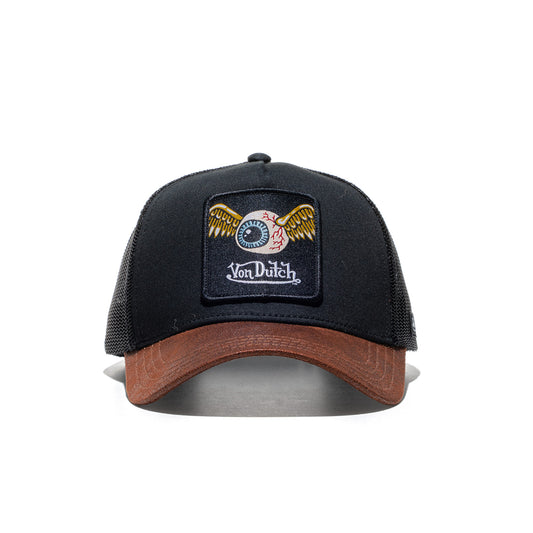 Von Dutch Trucker Cap Black/Brown  - VD_0_CAS1_GRN6