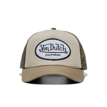 Von Dutch Snapback Cap Light Green/Olive Green  - VD_0_CAS1_JAC_TOI1