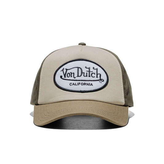 Von Dutch Snapback Cap Light Green/Olive Green  - VD_0_CAS1_JAC_TOI1